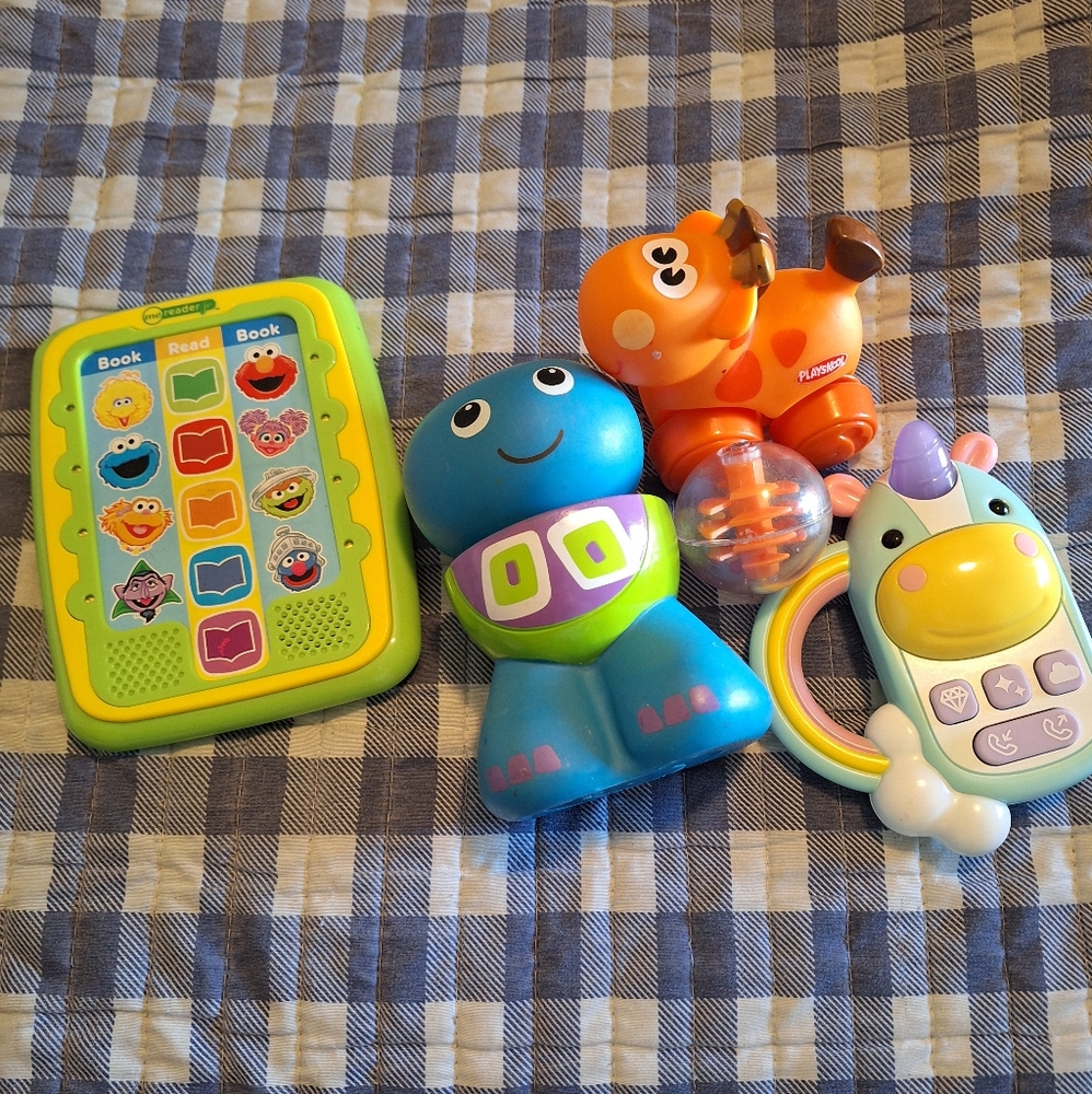 Lot of baby toys